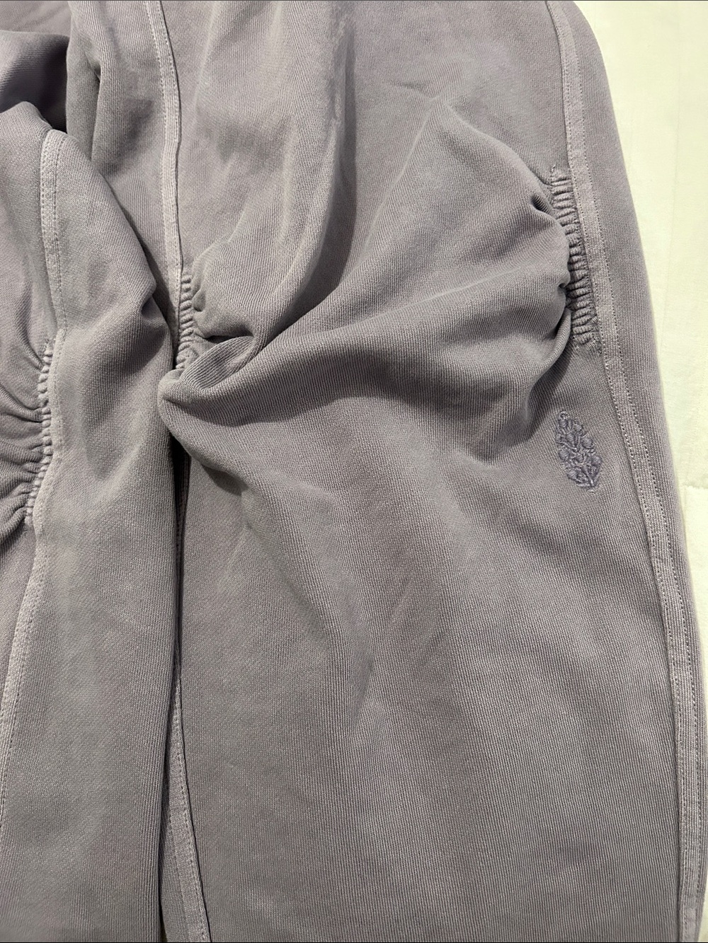 NWT Free People Trail Blazer Lilac/Lavender Jumpsuit with Drawstring Waist XS - Picture 6 of 7